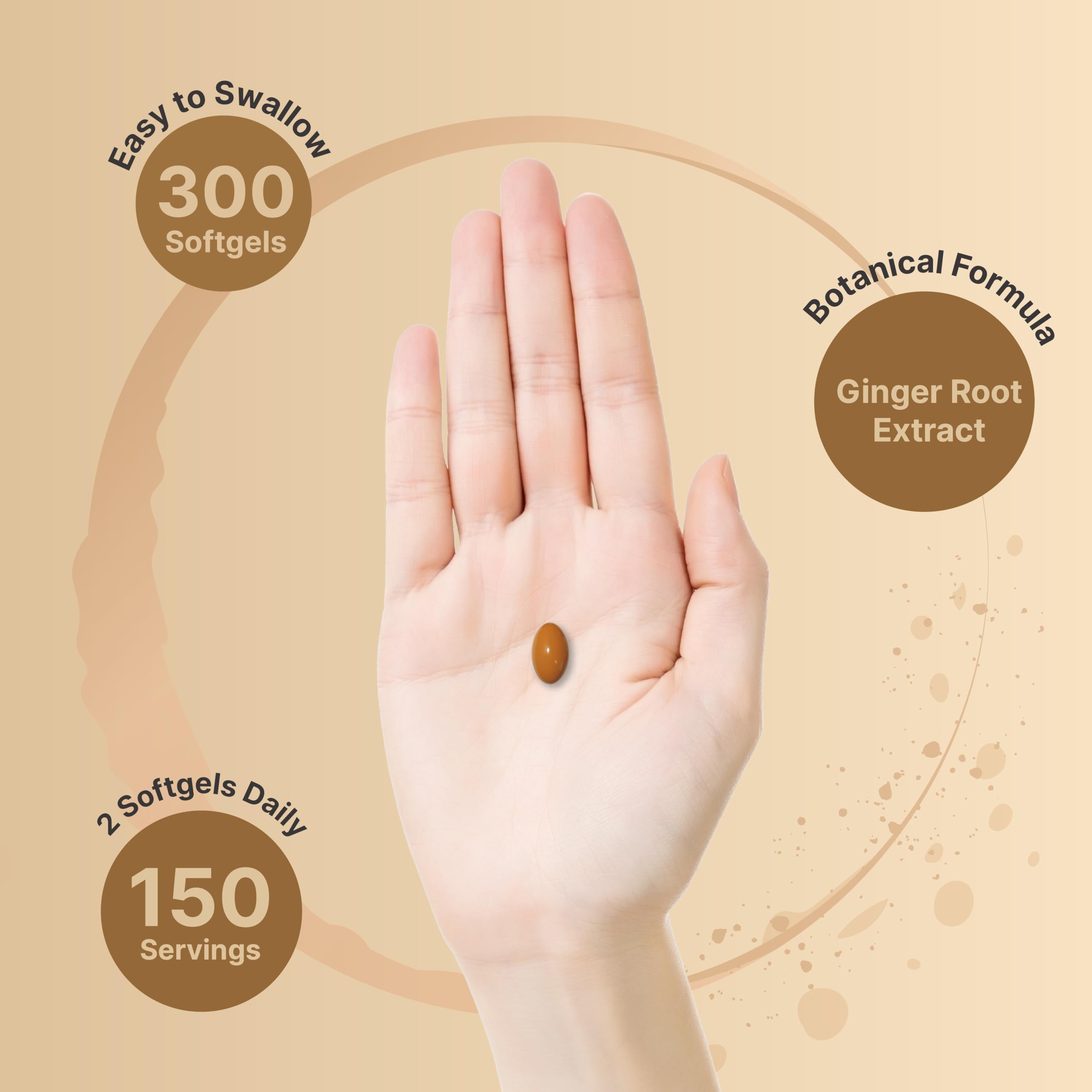 NatureBell cápsula en mano demostrando tamaño cómodo y dosificación
