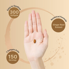 NatureBell cápsula en mano demostrando tamaño cómodo y dosificación