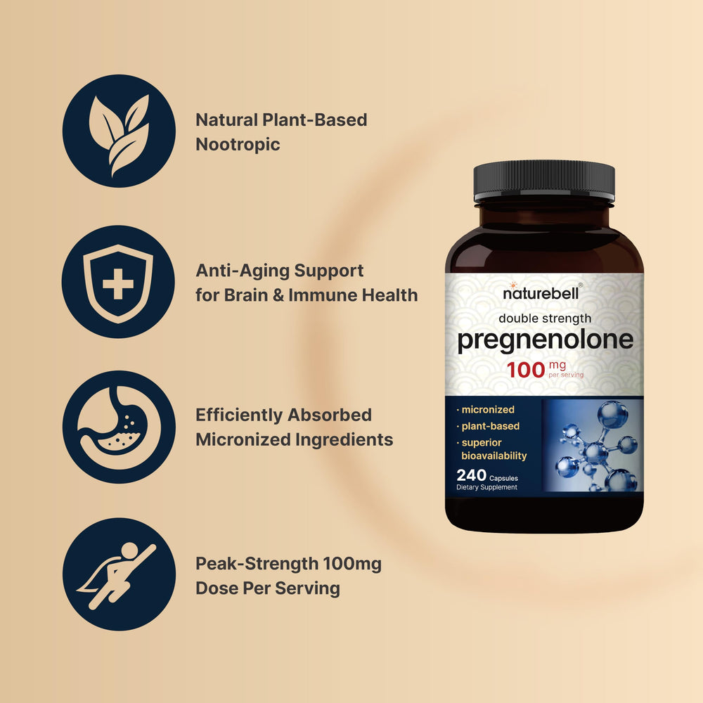 NatureBell cápsula individual destacando dosis de 50 mg