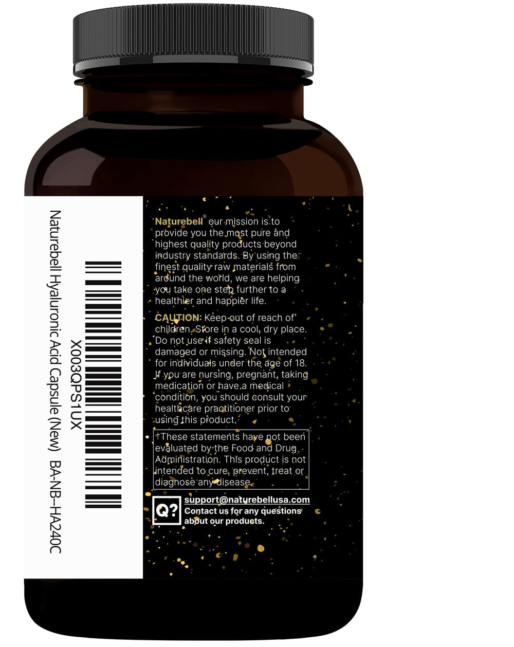 NatureBell certificado de laboratorio indicando pruebas de pureza