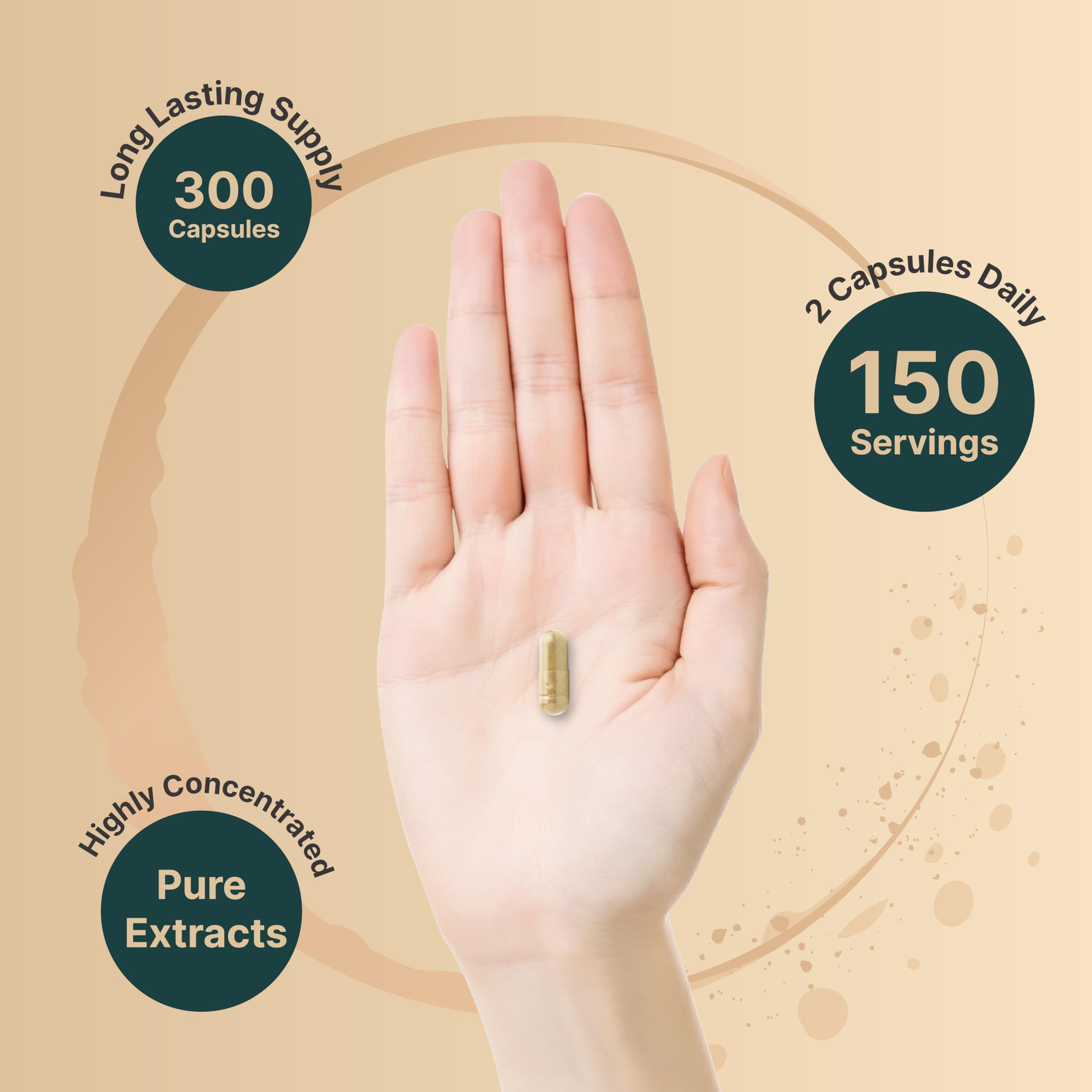 NatureBell frasco junto a moneda para comparar tamaño y cantidad