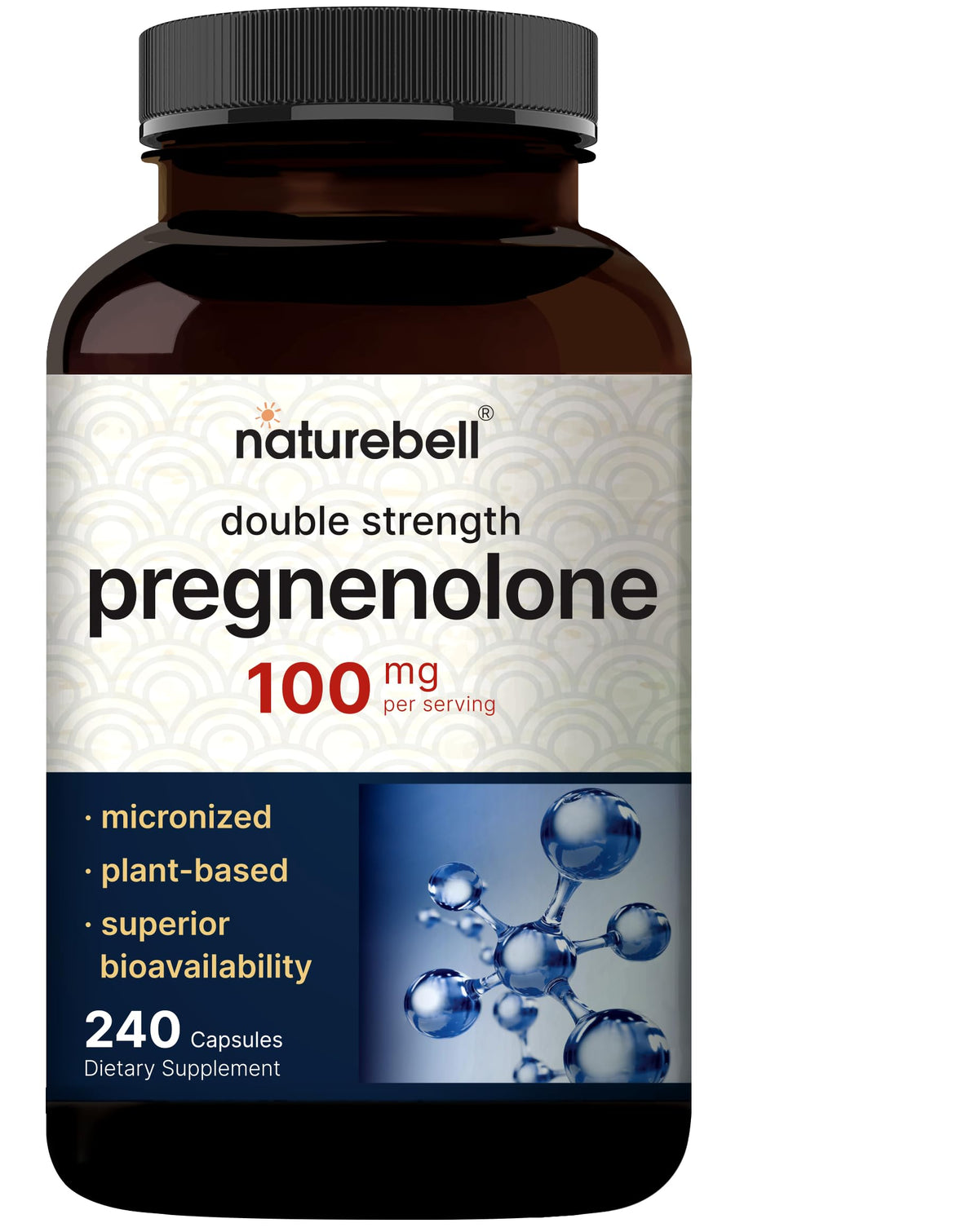 NatureBell envase frontal mostrando etiqueta y beneficio de pureza