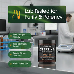 NatureBell etiqueta con información nutricional y pureza verificada