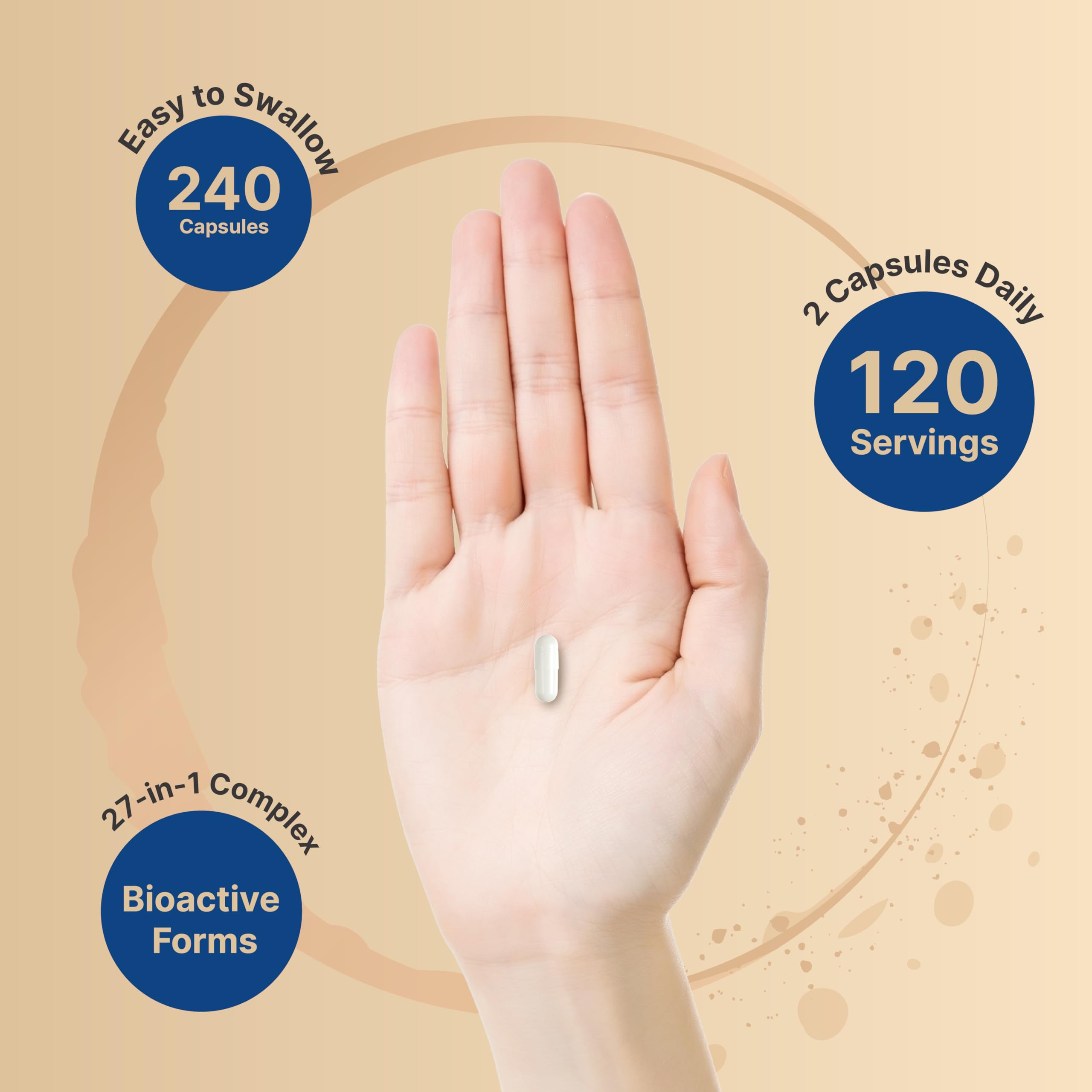 Etiqueta nutricional de NatureBell con lista de 27 nutrientes para transparencia informativa