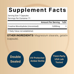 NatureBell etiqueta de calidad USA y pruebas de terceros en envase
