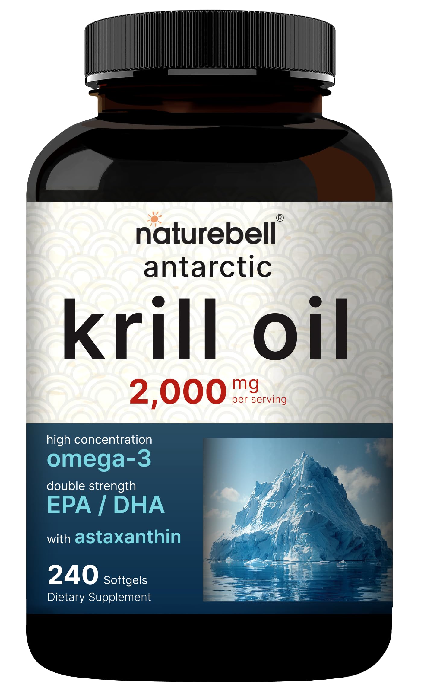 NatureBell frasco abierto entre cápsulas mostrando cantidad y frescura