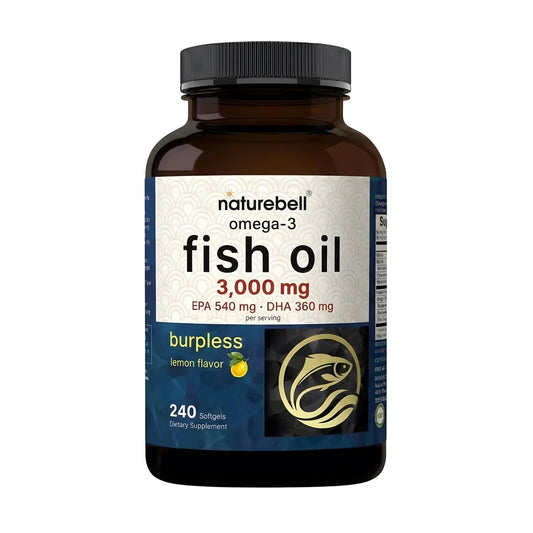 NatureBell frasco delantero mostrando 240 cápsulas y beneficios