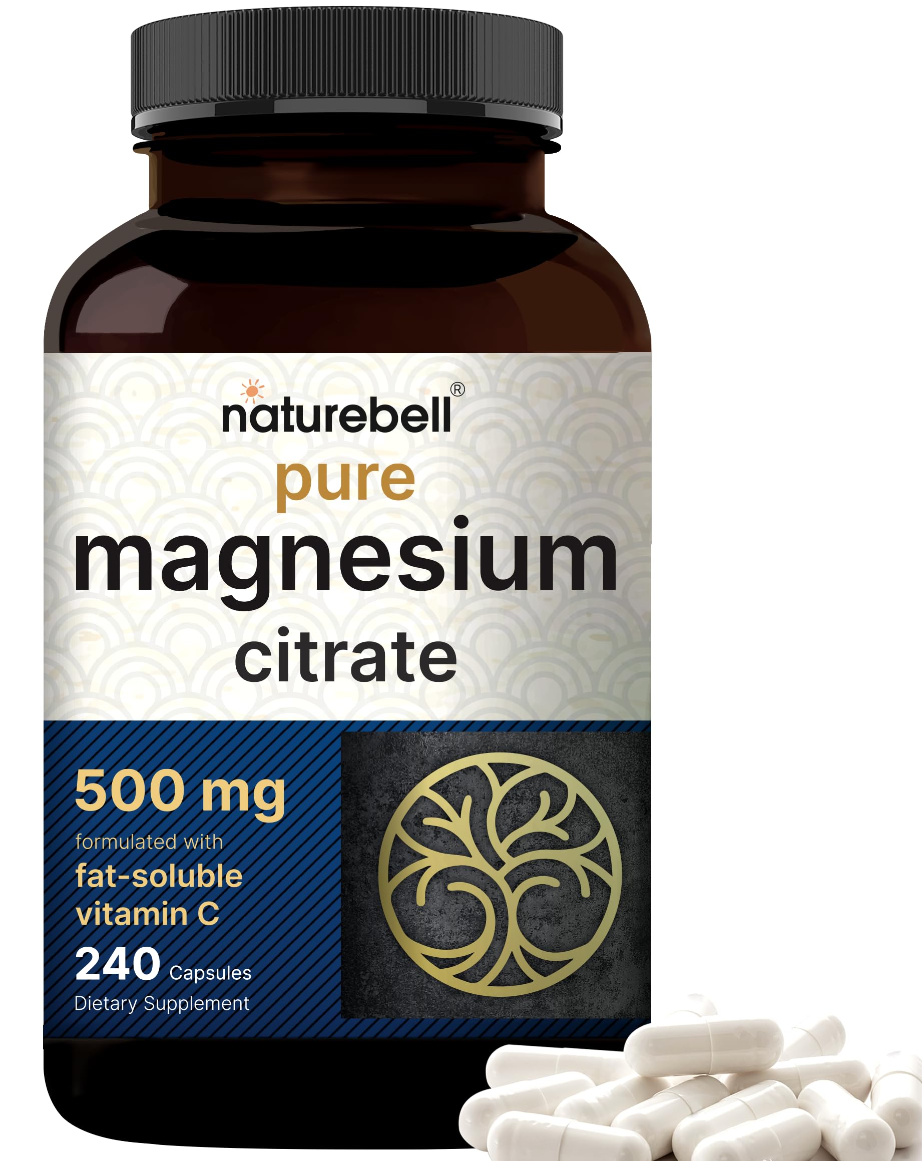 NatureBell frasco frontal mostrando etiqueta clara y beneficio de pureza