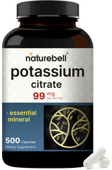 NatureBell frasco frontal mostrando 500 cápsulas y ventajas claras