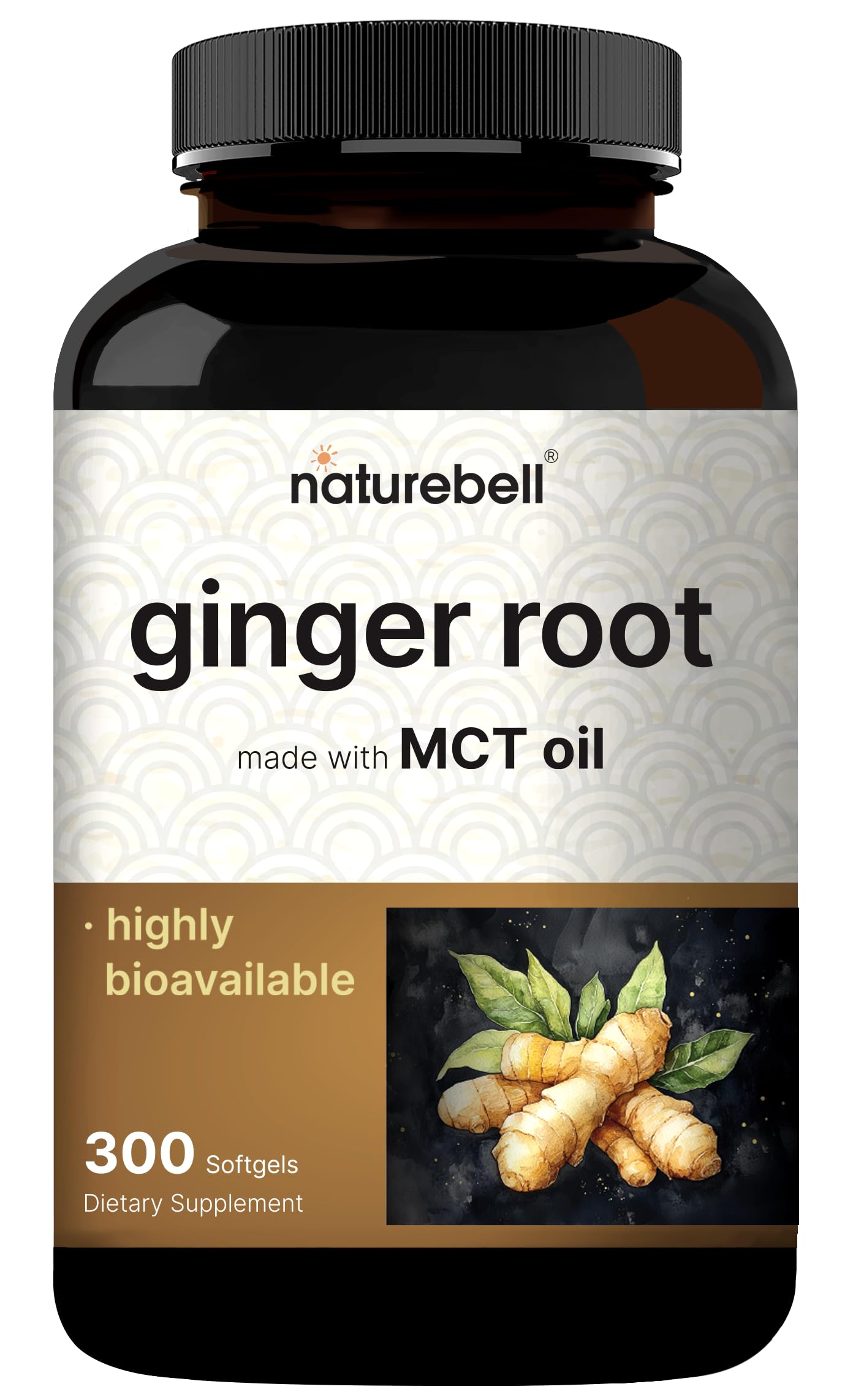 NatureBell frente del producto mostrando frasco y etiqueta, calidad garantizada