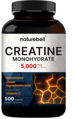 NatureBell envase frontal mostrando 500 cápsulas y 71 servicios, beneficio almacenamiento
