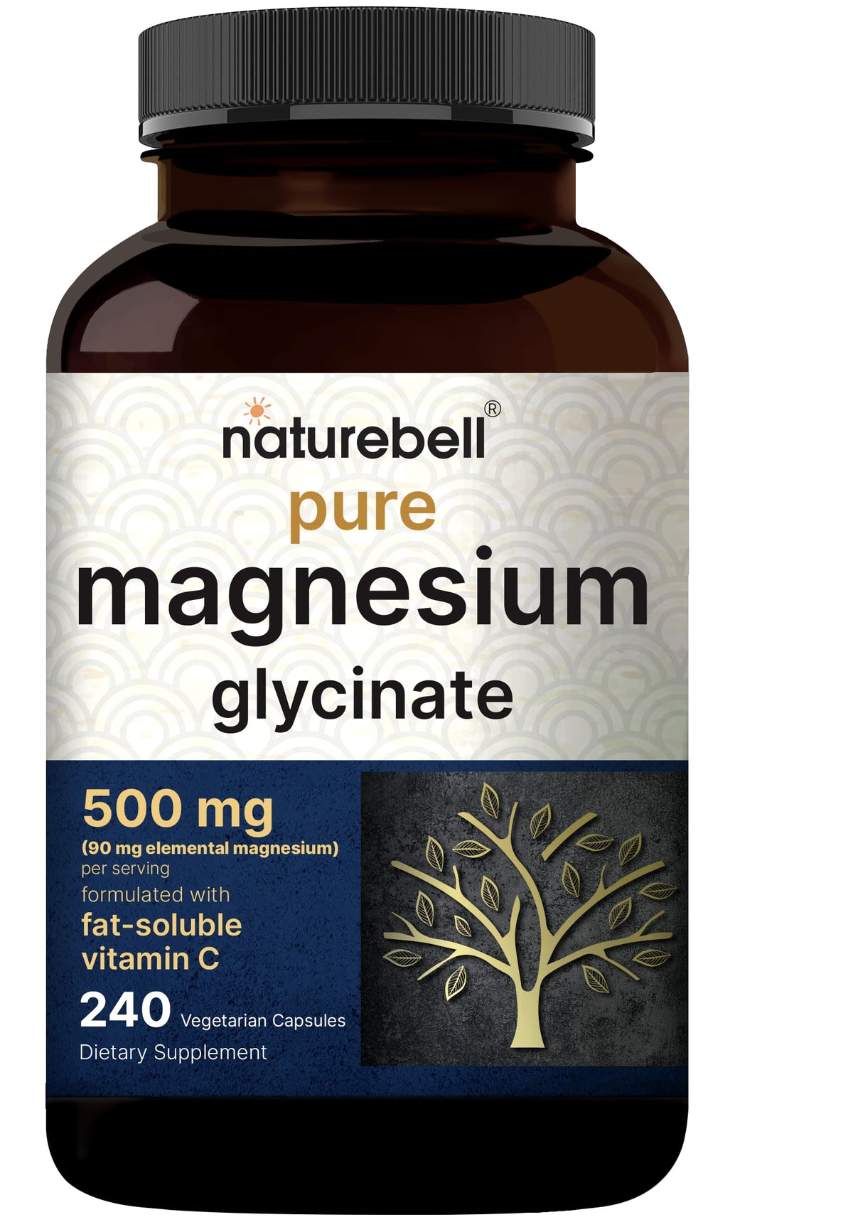 NatureBell envase frontal mostrando 240 cápsulas y beneficio de suministro prolongado