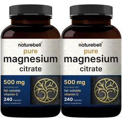 NatureBell pack frontal mostrando dos frascos y beneficios claros
