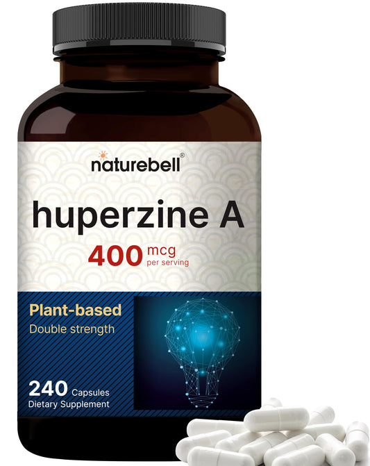 NatureBell Huperzine A botella, envase listo para uso diario y claridad mental.