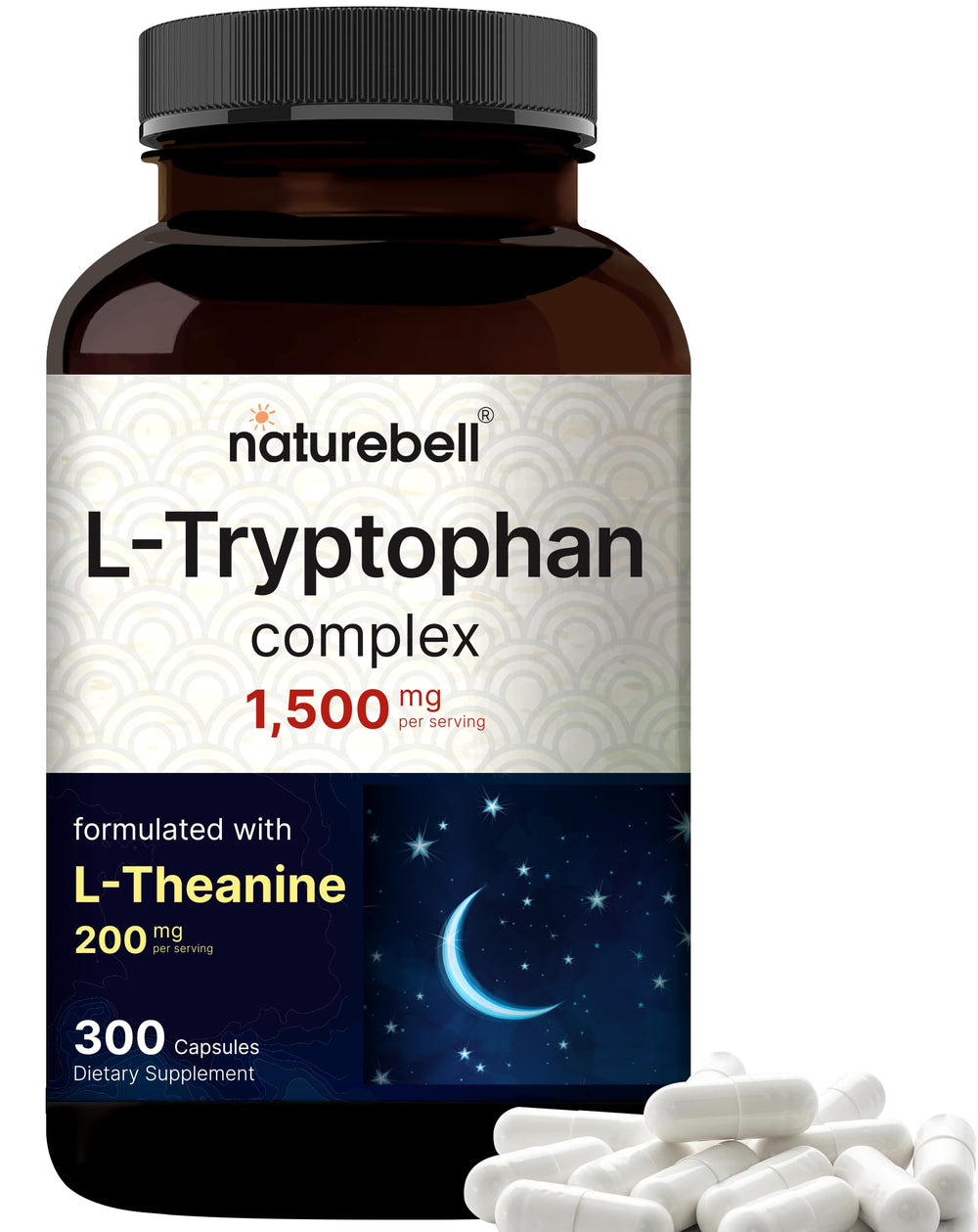 NatureBell L-Triptófano 1300 mg: cápsulas para relajación diaria