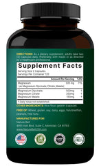 NatureBell Magnesium Complex 1000mg dosis por porción: 500/350/150 mg descrita.