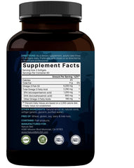 NatureBell Omega-3 fácil absorción, apoyo diario para la vitalidad.