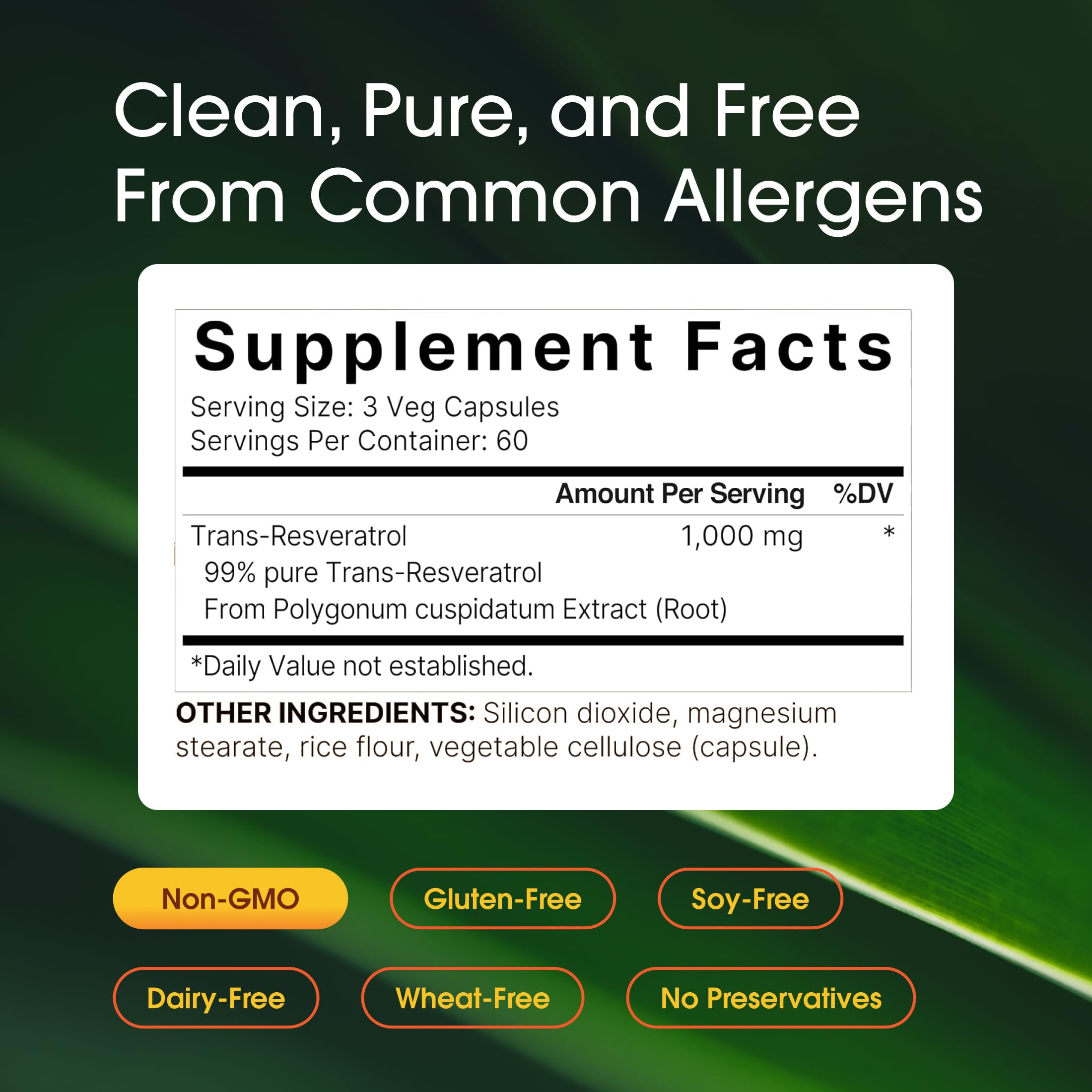 NatureBell polvo micronizado de resveratrol, textura para mejor biodisponibilidad