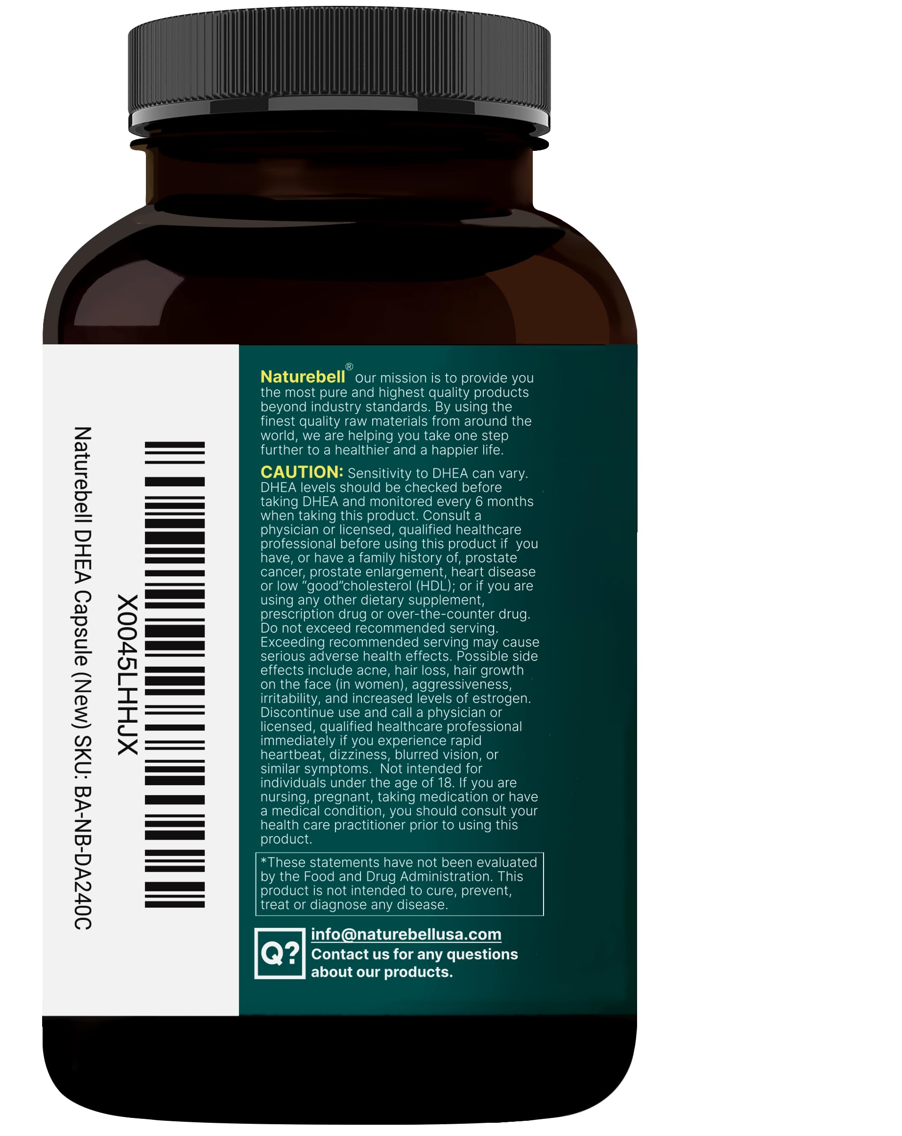 NatureBell sello de laboratorio que indica pruebas de terceros y control de calidad