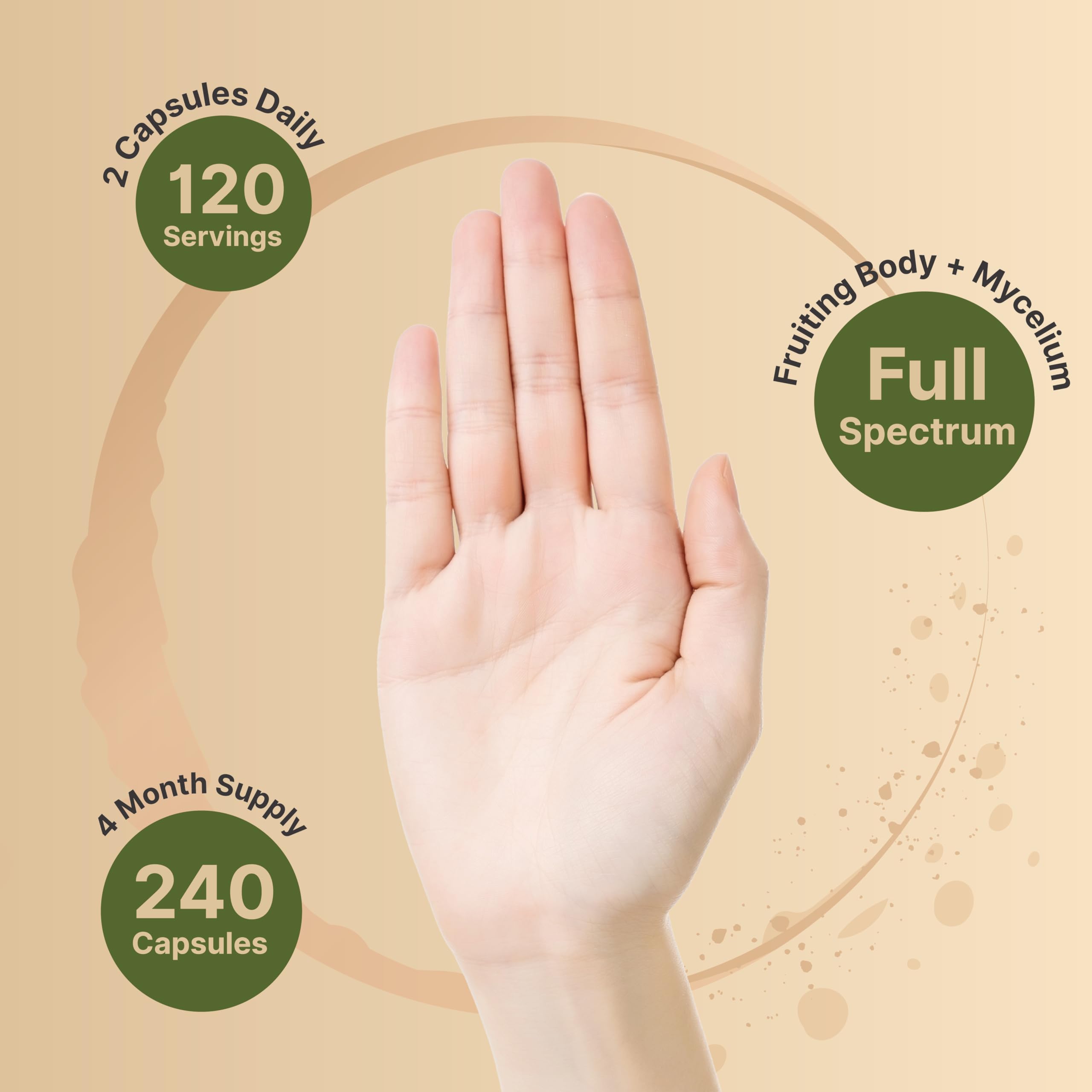 NatureBell cápsula en mano para comparar tamaño y comodidad