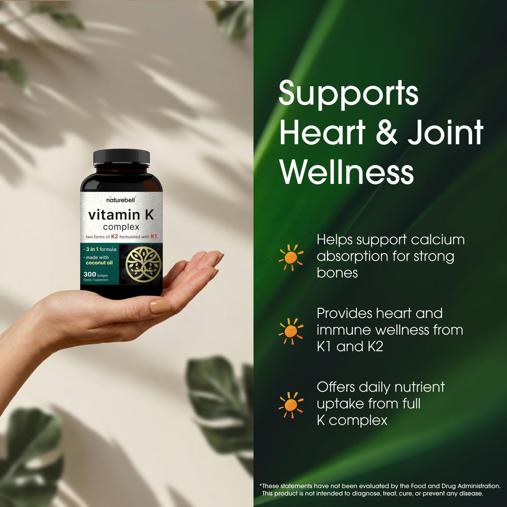 NatureBell frasco abierto con softgels para visualizar cantidad y presentación