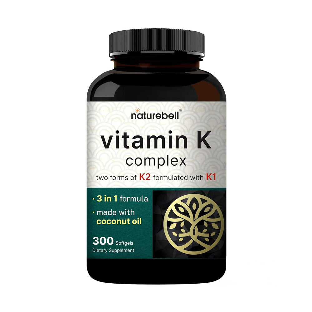 NatureBell botella frontal mostrando 300 softgels y beneficio de soporte diario