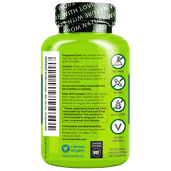 NATURELO primer plano del sello CoQ10 e ingredientes clave