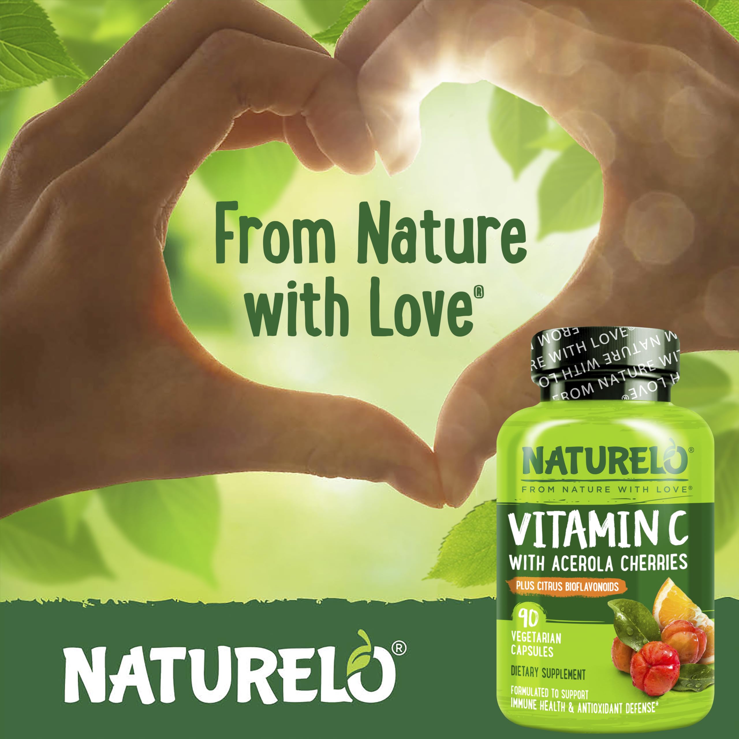 NATURELO cápsula en mano para comparar escala y facilidad de uso