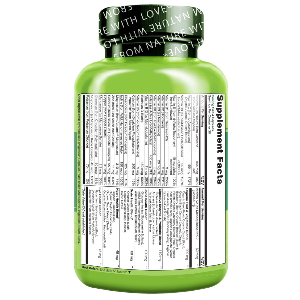 NATURELO detalle de etiqueta con lista de ingredientes y beneficios