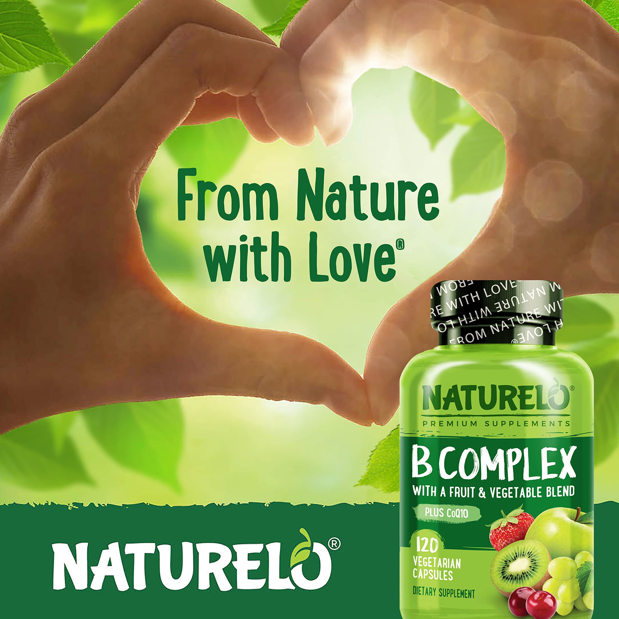 NATURELO suplemento en mesa en contexto de estilo de vida saludable