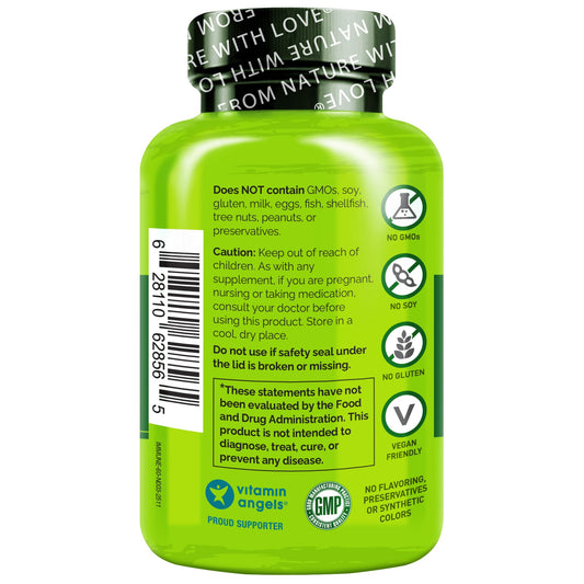 NATURELO detalle de etiqueta legible con ingredientes y beneficios claros