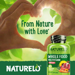 NATURELO etiqueta detallada con ingredientes y formas activas para transparencia
