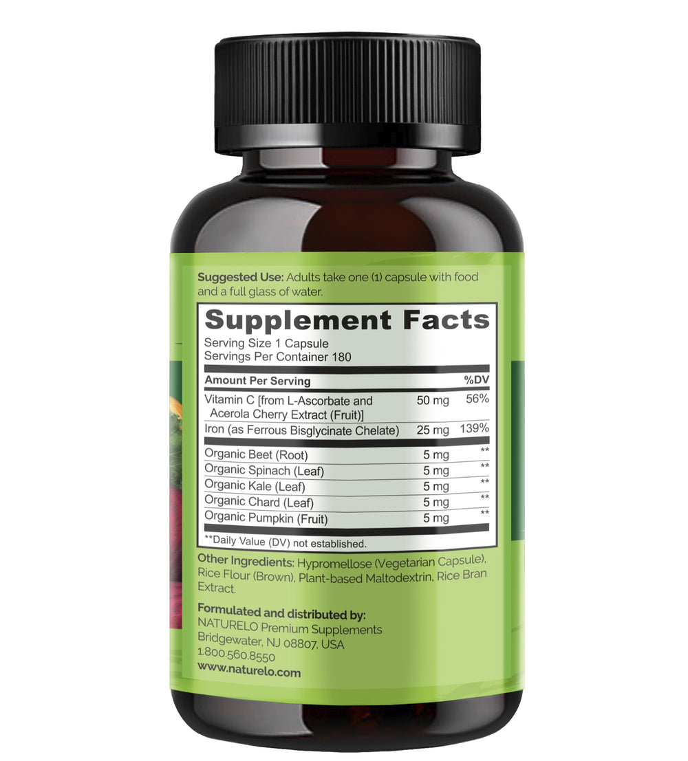 NATURELO etiqueta nutricional legible que muestra ingredientes limpios y transparencia