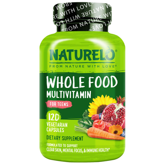 NATURELO envase frontal multivitaminas adolescentes mostrando presentación y claridad