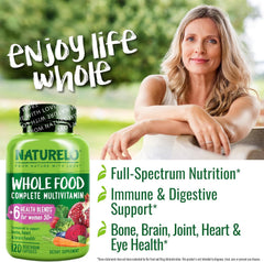 NATURELO información nutricional en etiqueta para verificar dosis