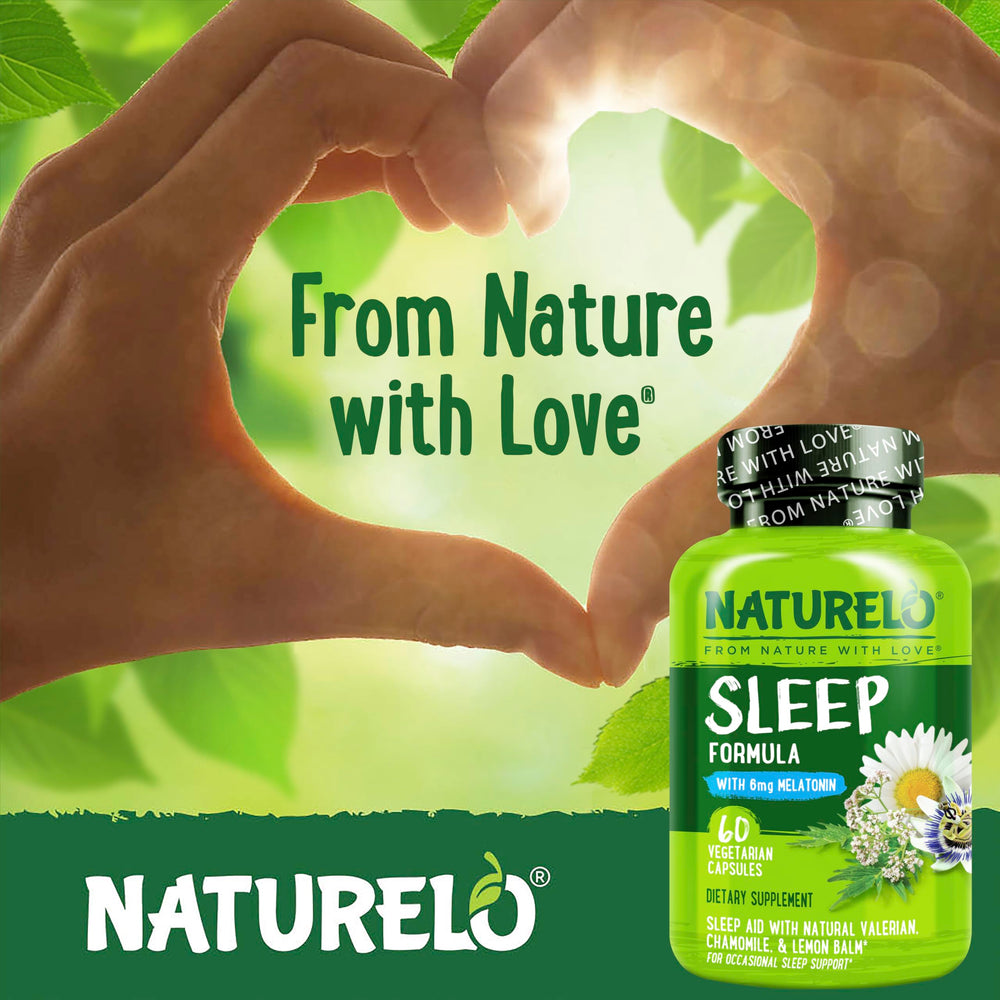 NATURELO ingredientes herbales destacados dando sensación de naturalidad
