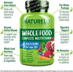 NATURELO ingredientes vegetales surtido que sugiere origen natural