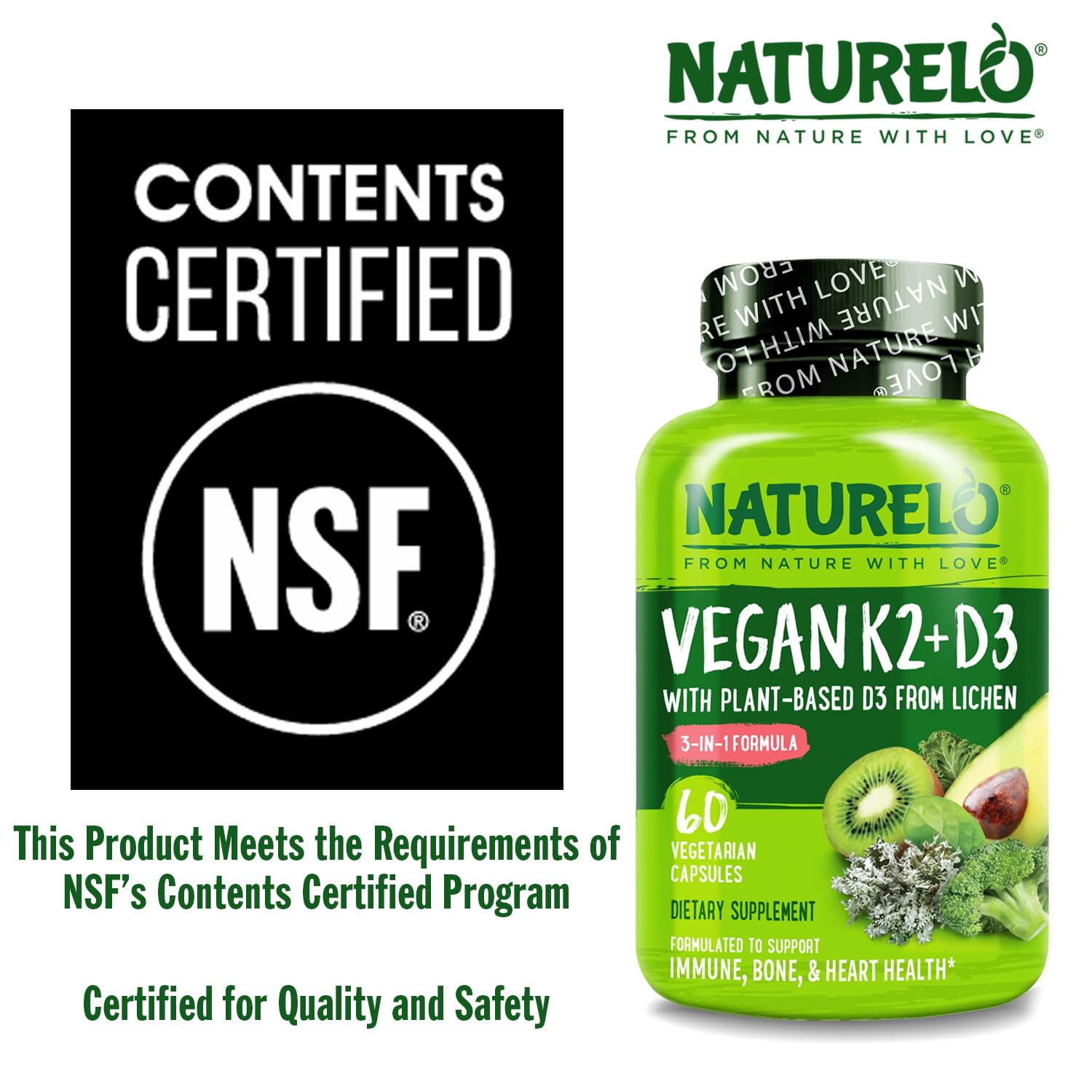 NATURELO líquenes silvestres, origen vegetal de la vitamina D3