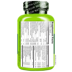 NATURELO multivitamínico sobre mesa de desayuno para uso diario y rutina matutina