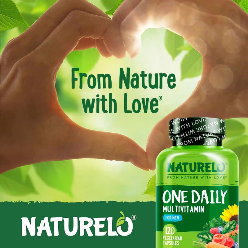 NATURELO packaging lateral mostrando "120 cápsulas" para evaluar duración del suministro