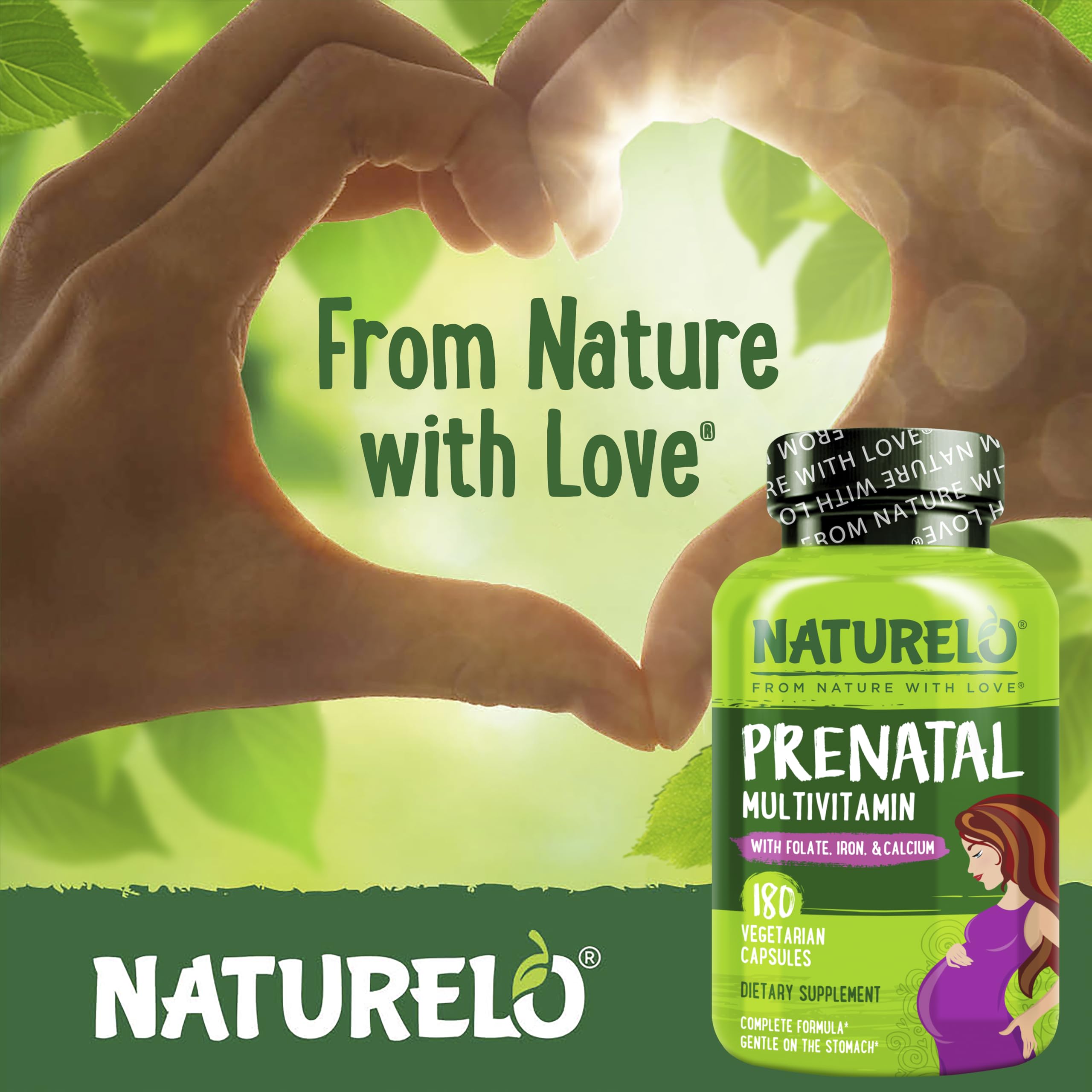 NATURELO comparación de tamaño de la cápsula para dosificación clara
