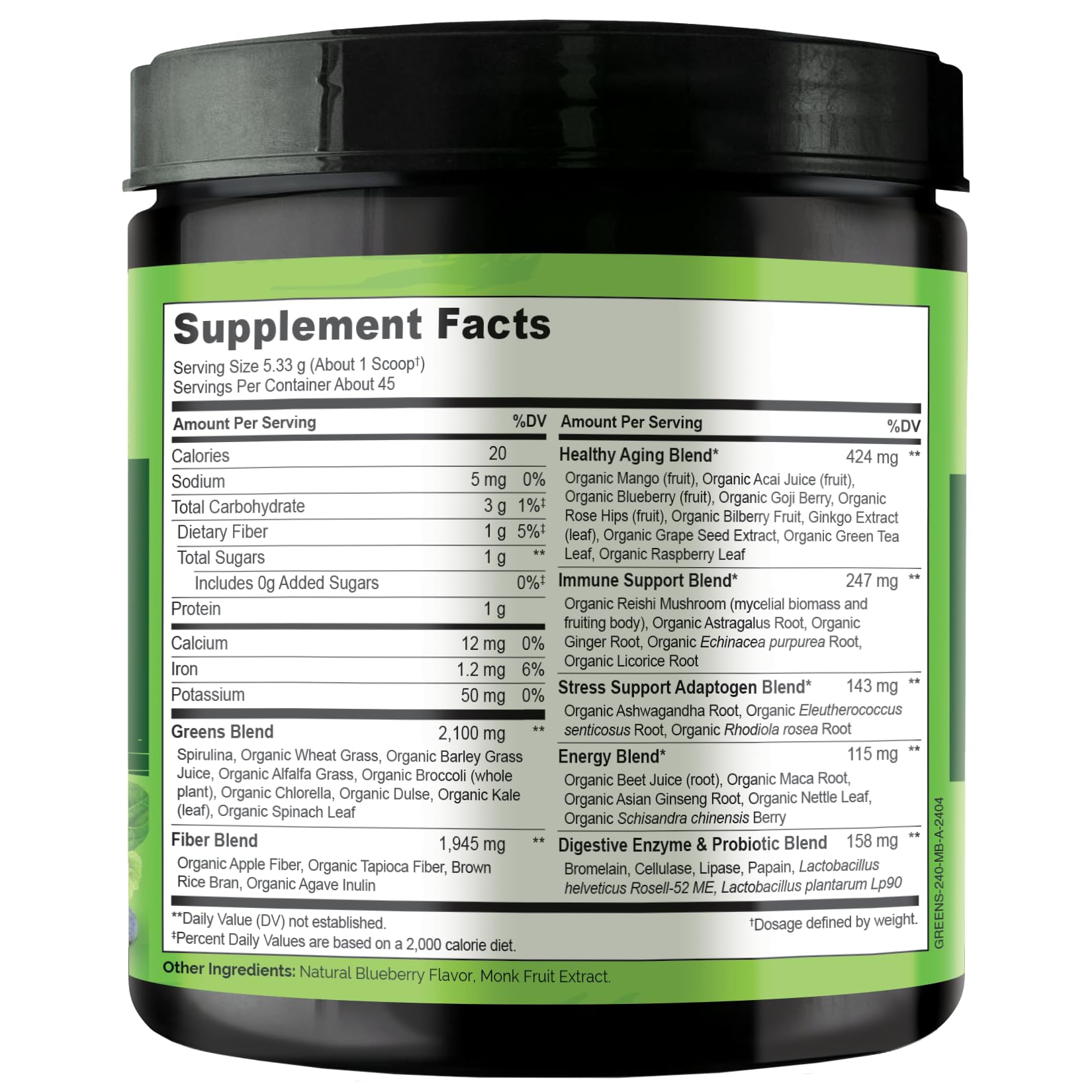 NATURELO producto junto a frutas frescas que realzan su sabor natural