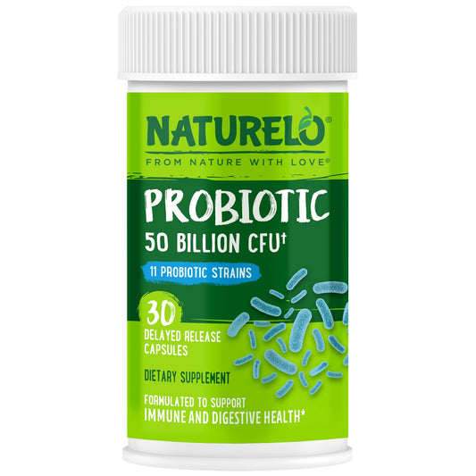 NATURELO frente del empaque mostrando dosis y beneficios