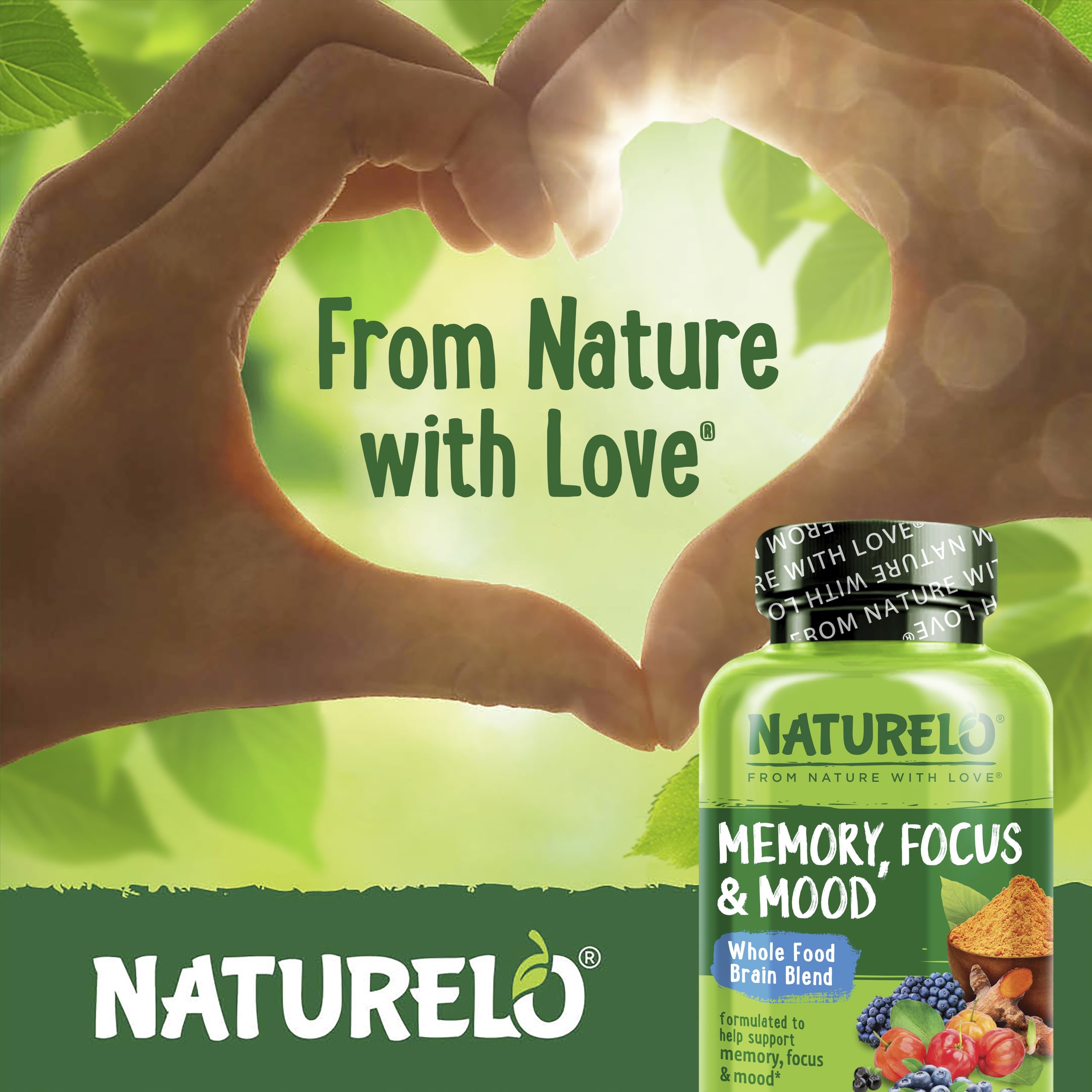 NATURELO frasco sobre escritorio sugiriendo apoyo al enfoque diario
