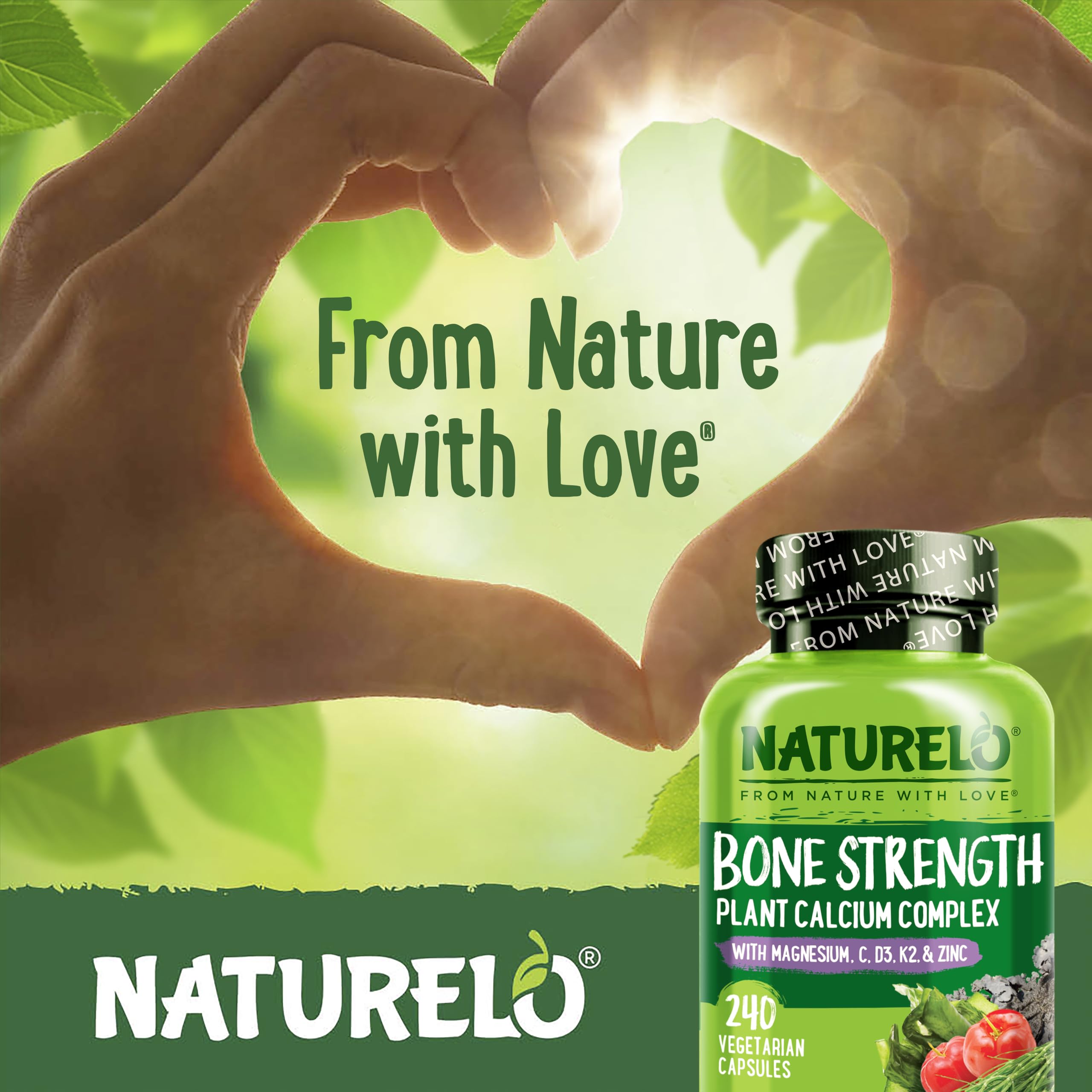 NATURELO etiqueta nutricional legible con ingredientes y dosis