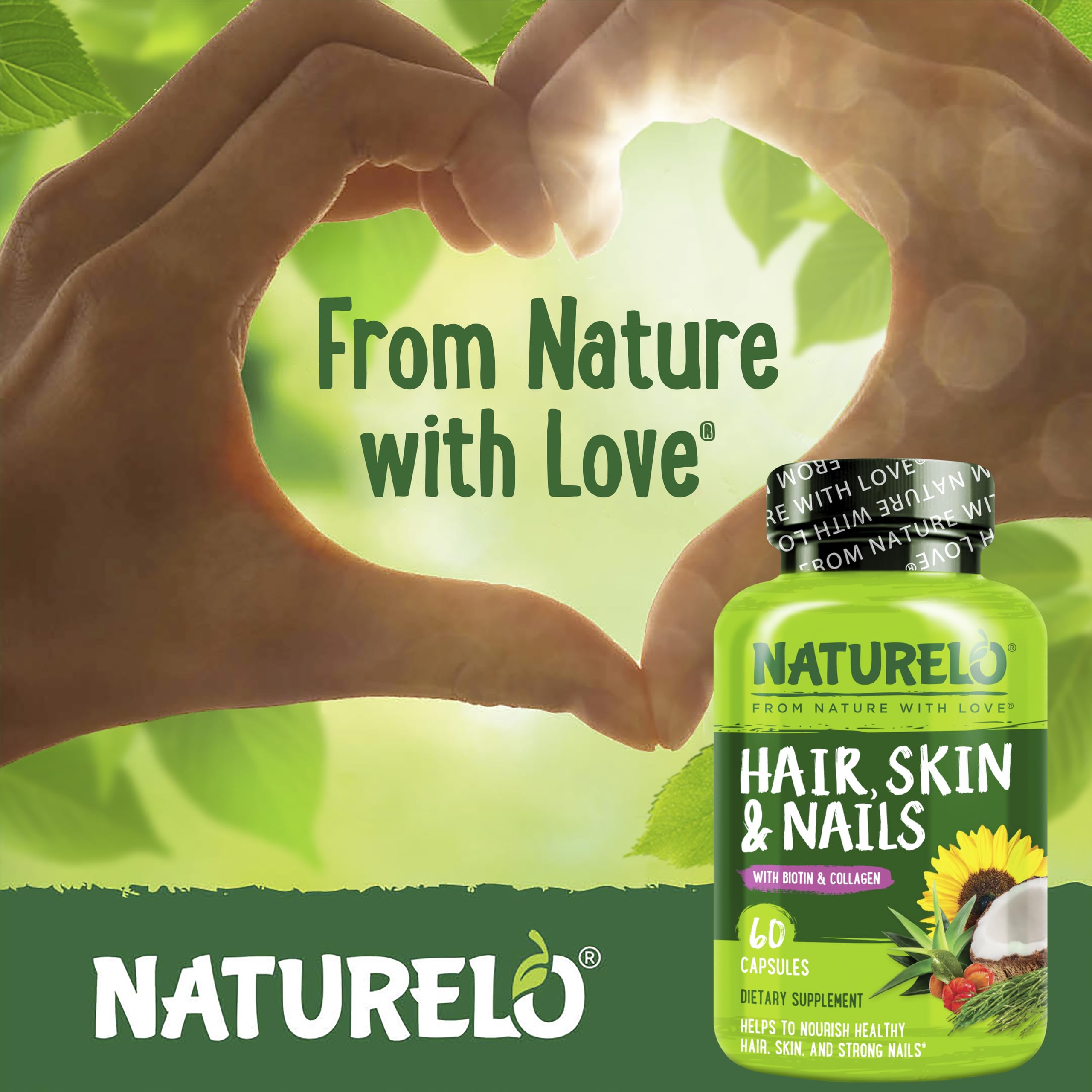 NATURELO botella junto a regla para comparar tamaño y cantidad