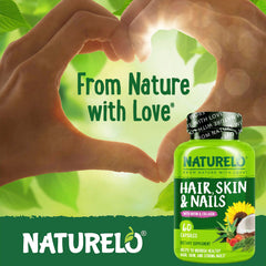 NATURELO botella junto a regla para comparar tamaño y cantidad