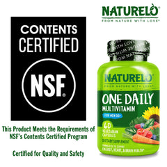 NATURELO cápsula en mano para comparar tamaño y comodidad de uso
