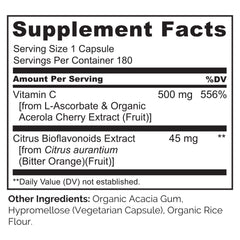 NATURELO zoom a la etiqueta nutricional para ver ingredientes y dosis