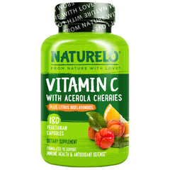 NATURELO frente del empaque mostrando cápsulas veganas y beneficios